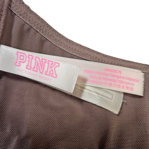 PINK By Victoria's Secret Wear Everywhere Push Up, Light Mauve, 34DD - Picture 12 of 13